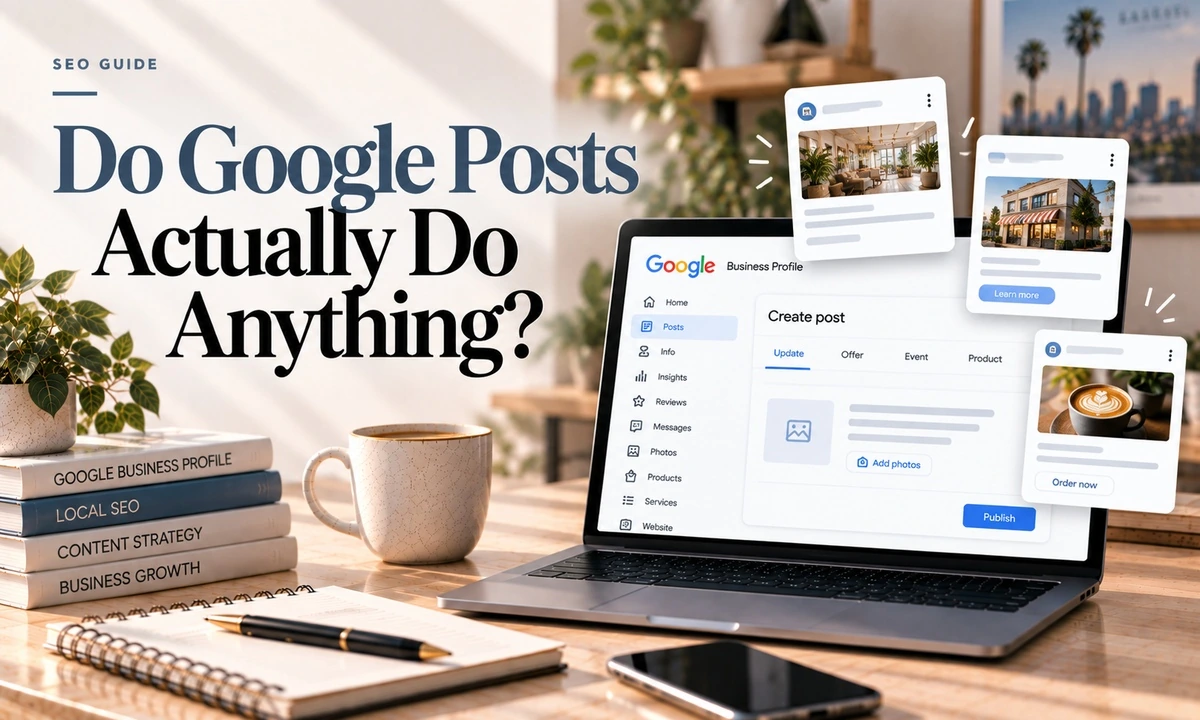 Do Google Business Profile posts help with SEO rankings