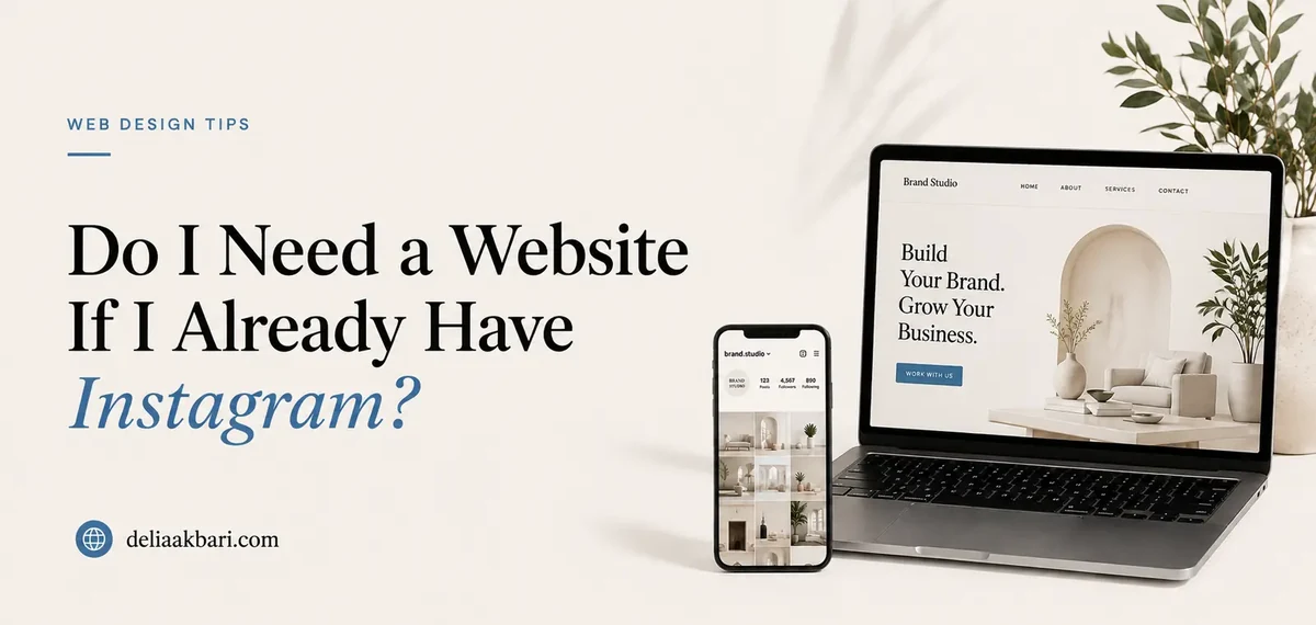 Do I need a website if I already have Instagram