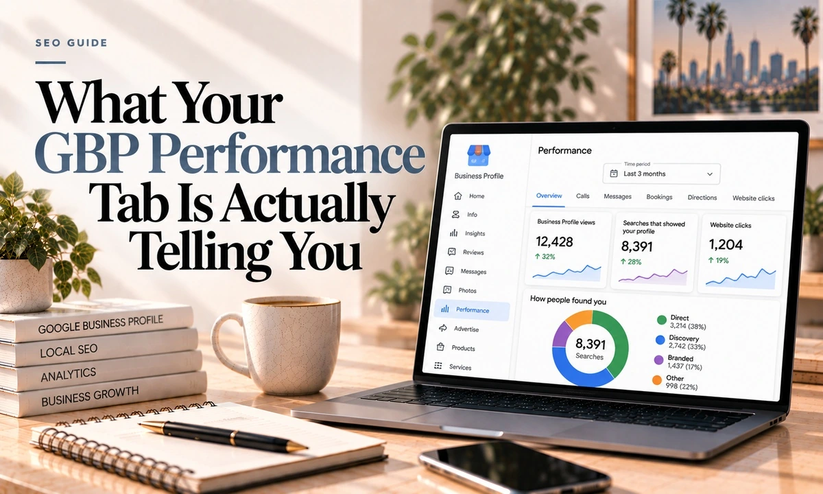Understanding the Google Business Profile performance tab metrics