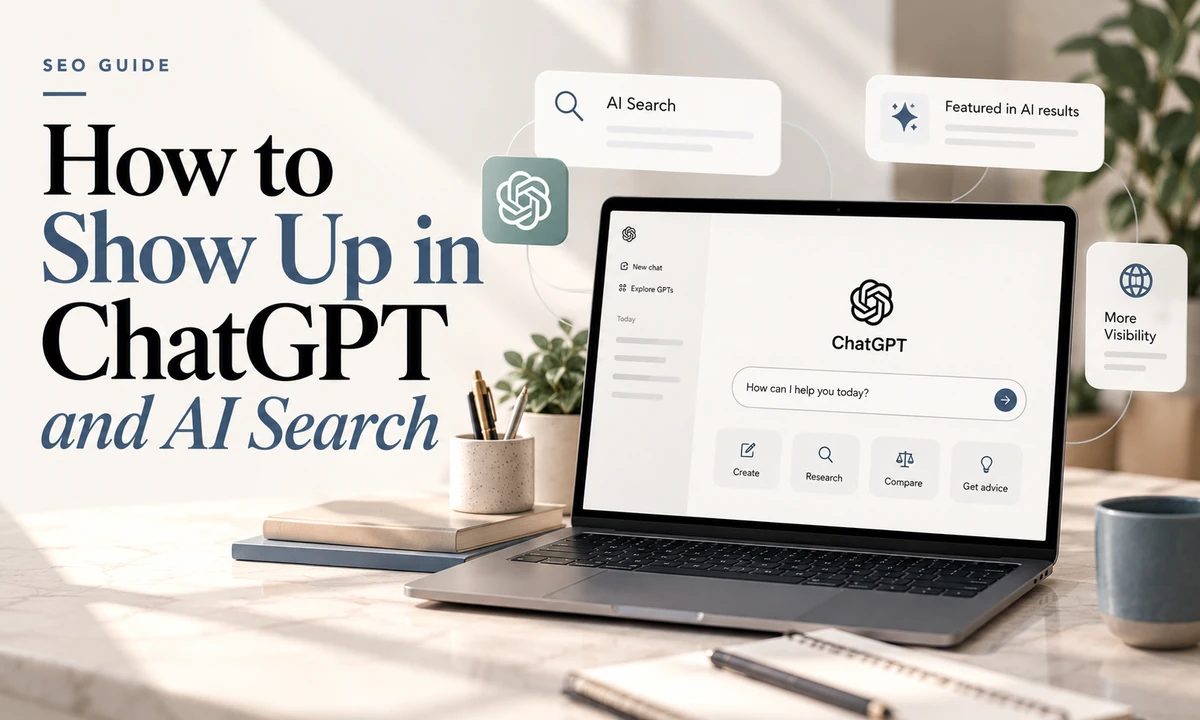 How to show up in ChatGPT and AI search for a small business