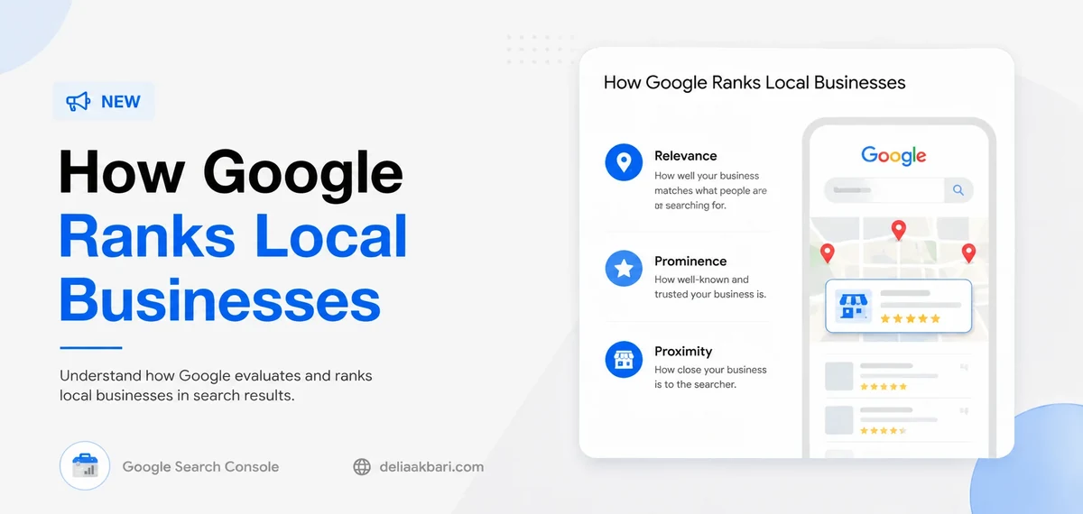 Google search results for local businesses