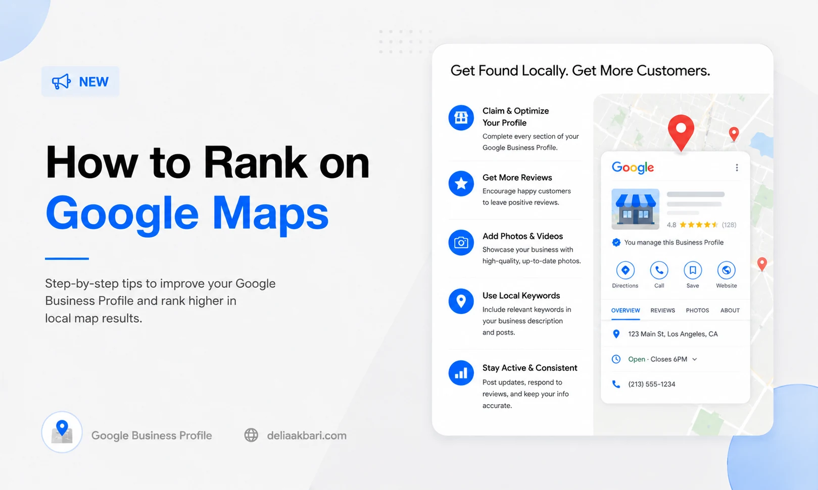 Finding a local business on Google Maps