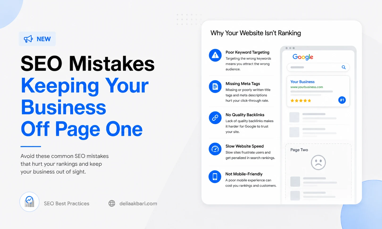 Common SEO mistakes small businesses make