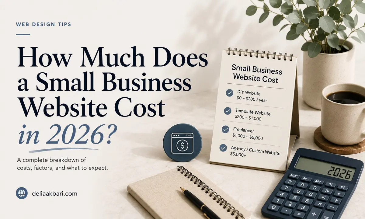 How much does a small business website cost in 2026