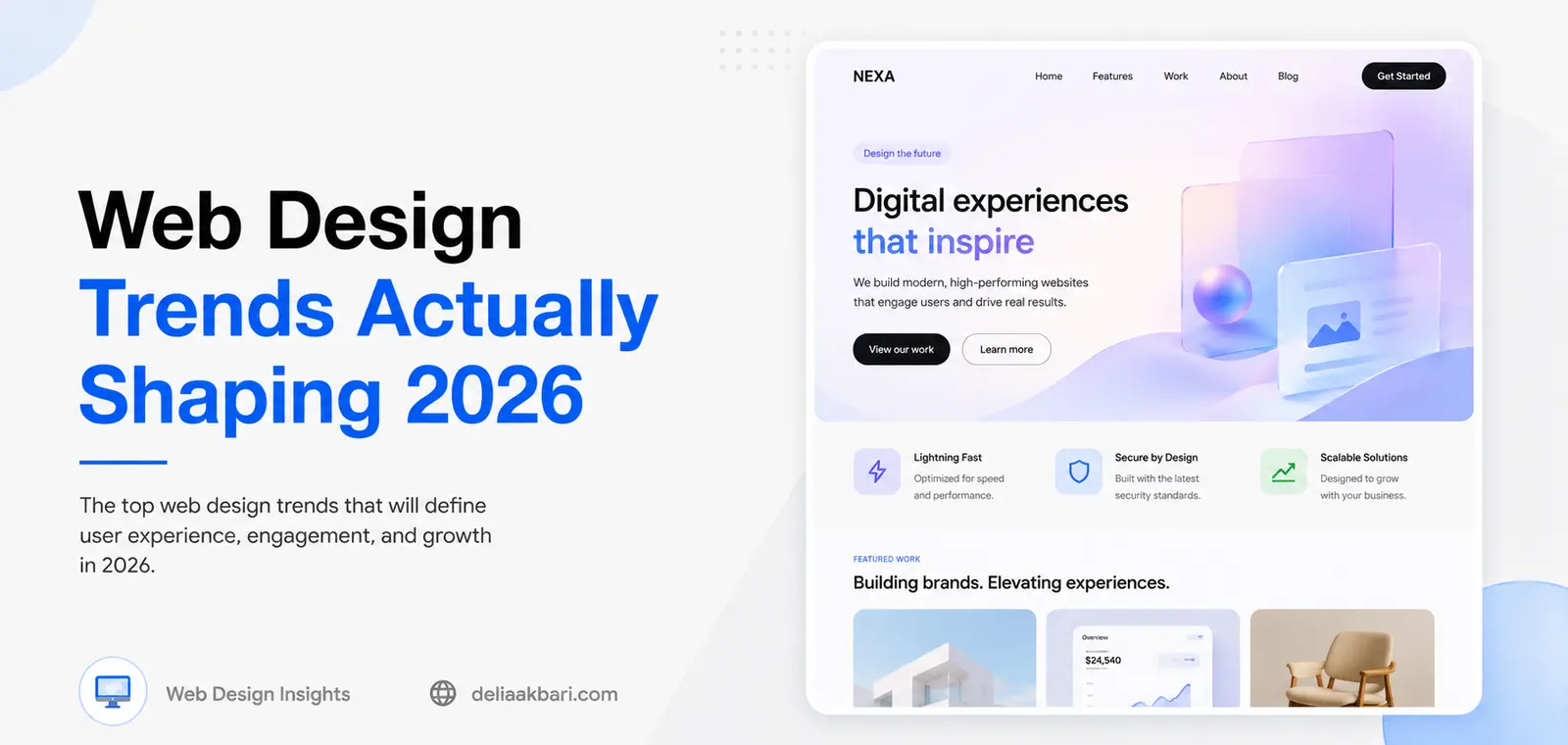 Web design trends and color palettes trending in 2026