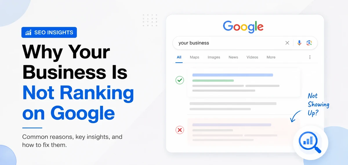 Business not showing up in Google search results
