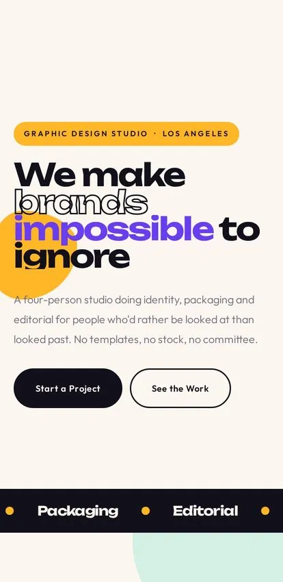 Chroma mobile layout