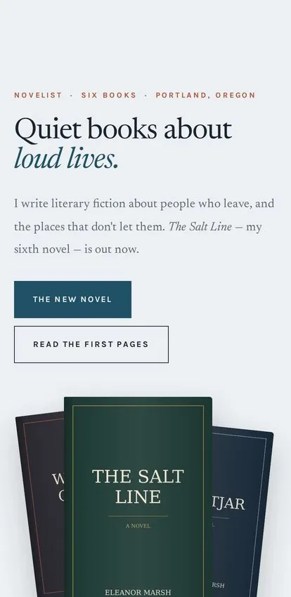 Folio mobile layout