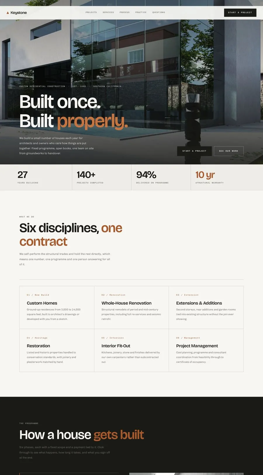 Keystone desktop layout