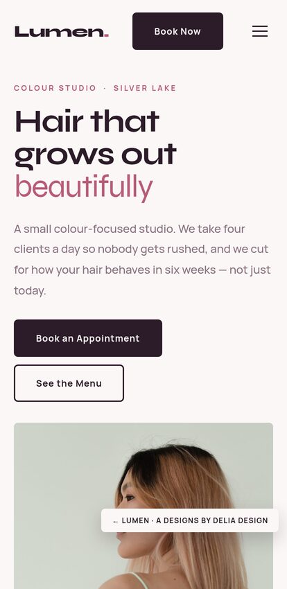 Lumen mobile layout