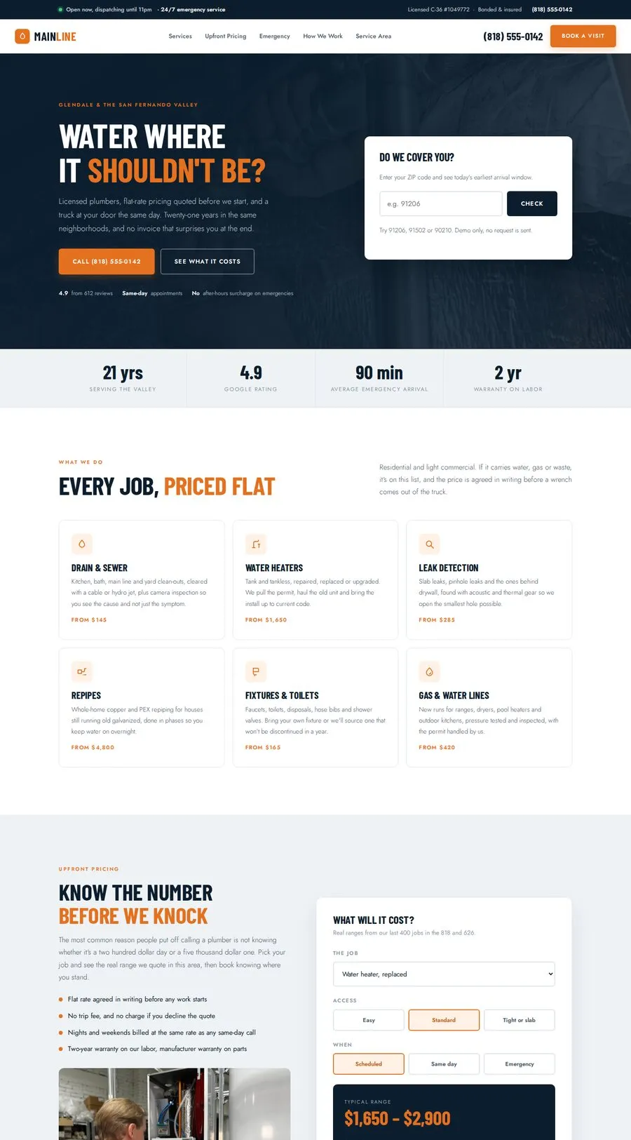 Mainline desktop layout