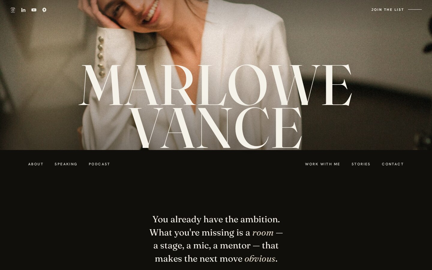 Marquee design preview