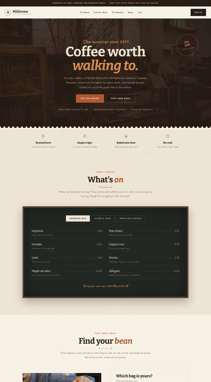 Millstone desktop layout
