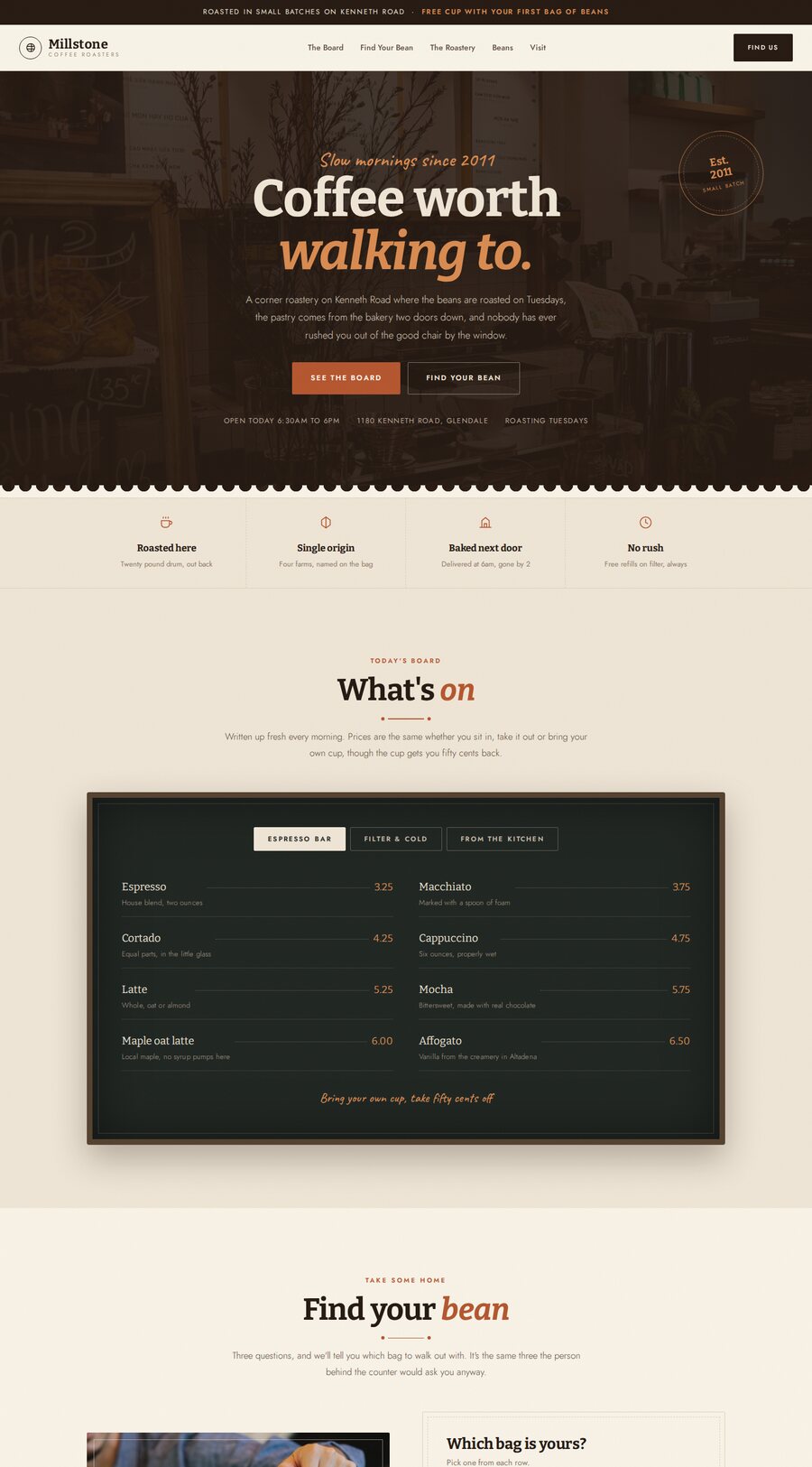 Millstone website template