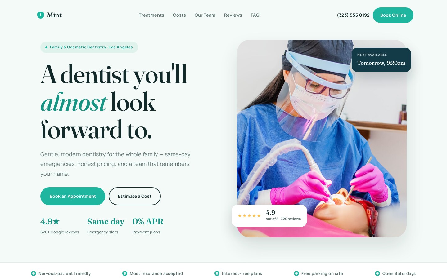 Mint design preview