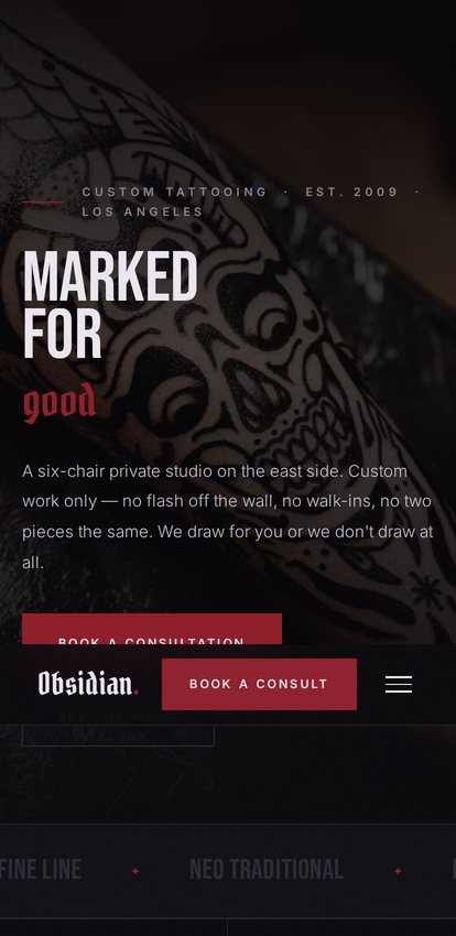 Obsidian mobile layout