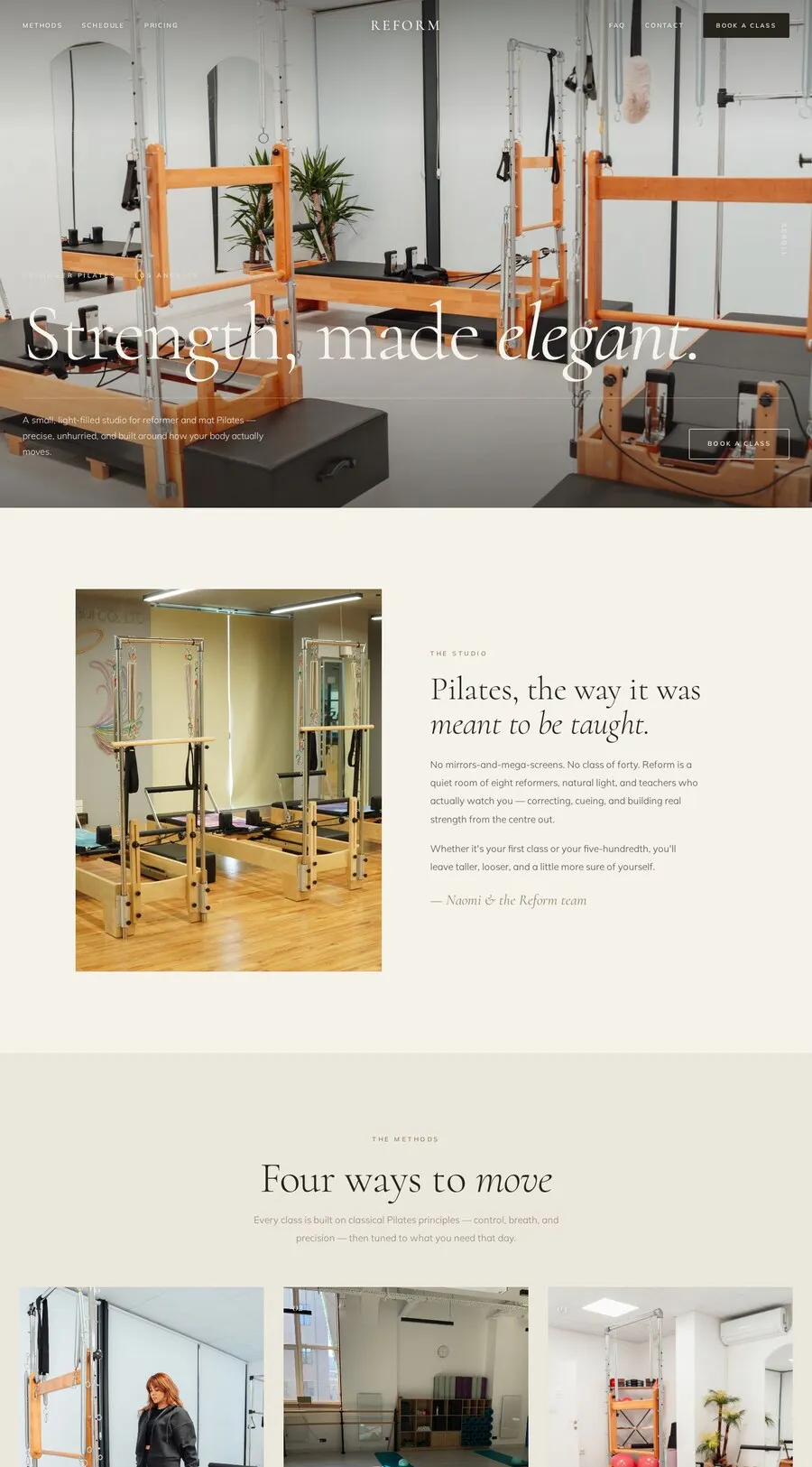 Reform desktop layout