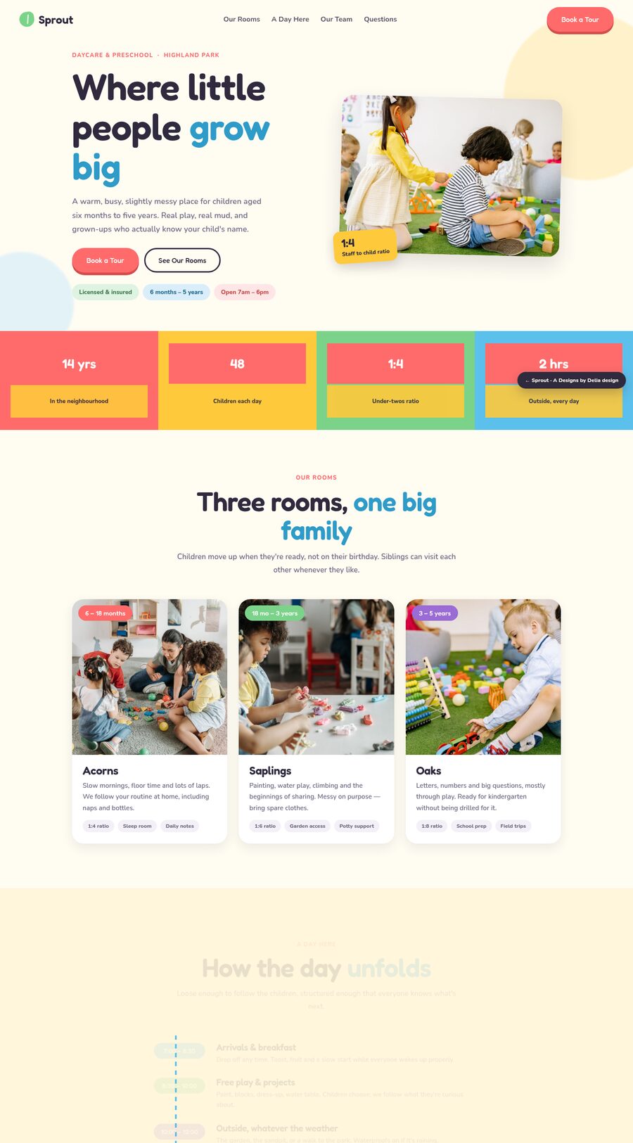 Sprout desktop layout