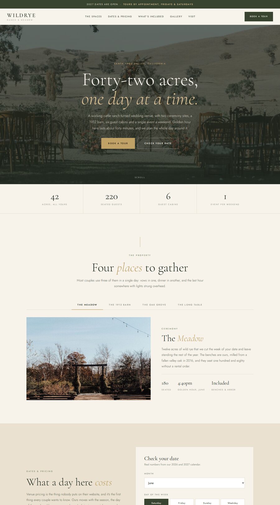 Wildrye website template