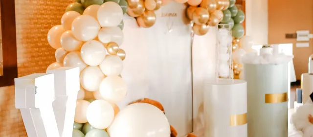 Balloon decor web design for balloon artists and event decor