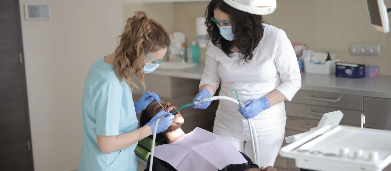 A modern dental clinic, dental web design by Designs by Delia