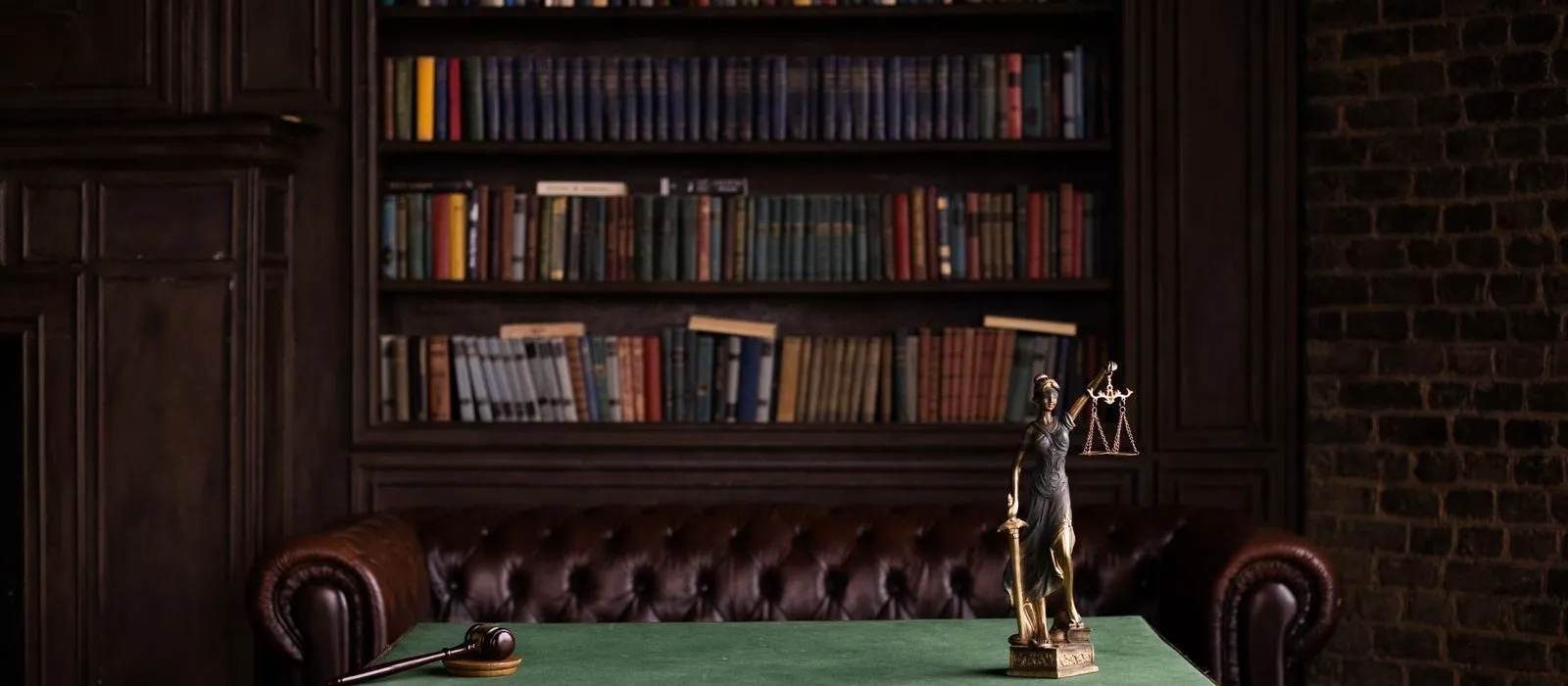 A law firm library, law firm web design by Designs by Delia