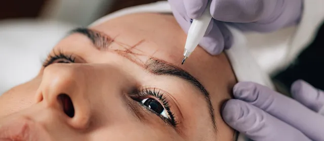 Microblading web design for brow artists