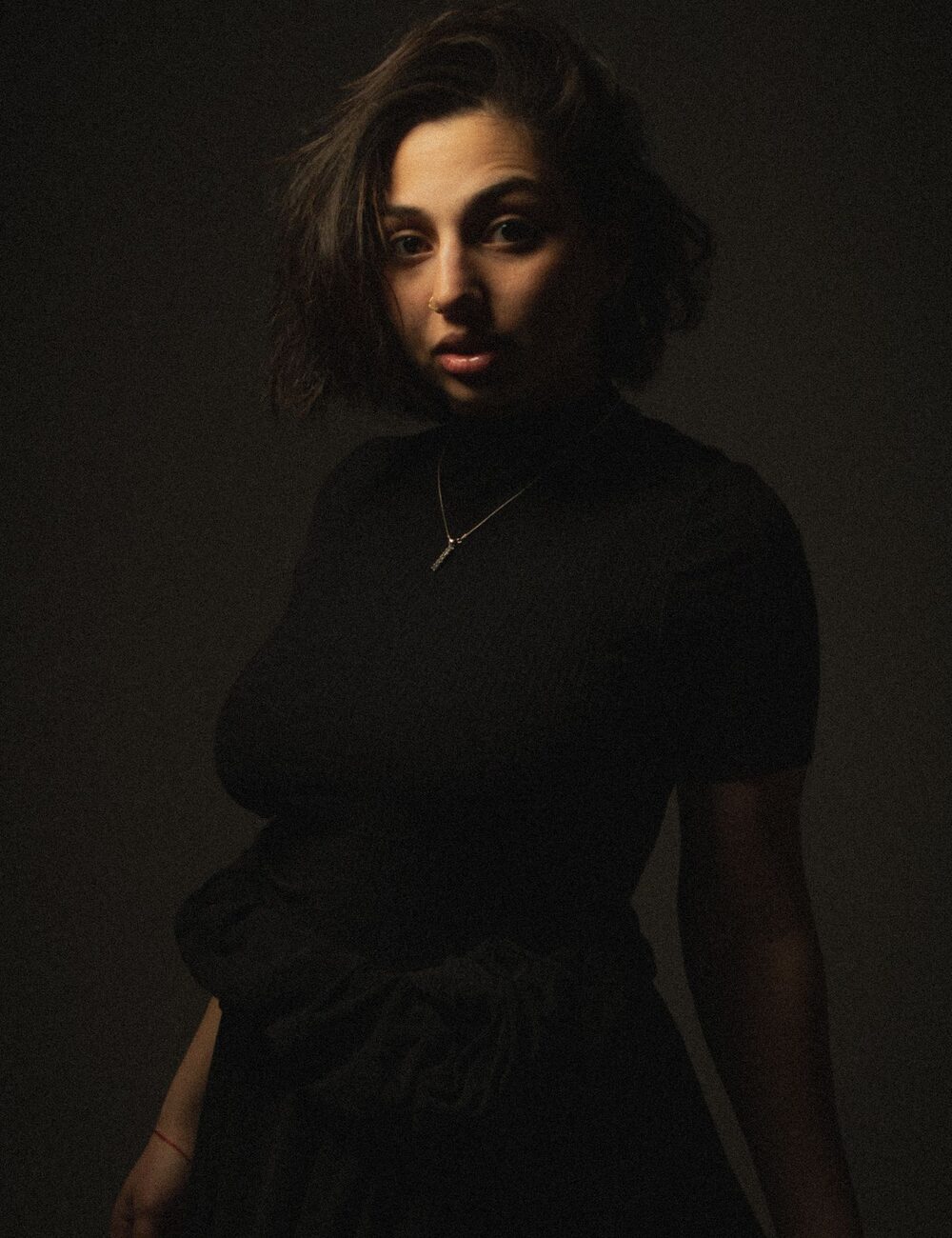 Portrait in low light