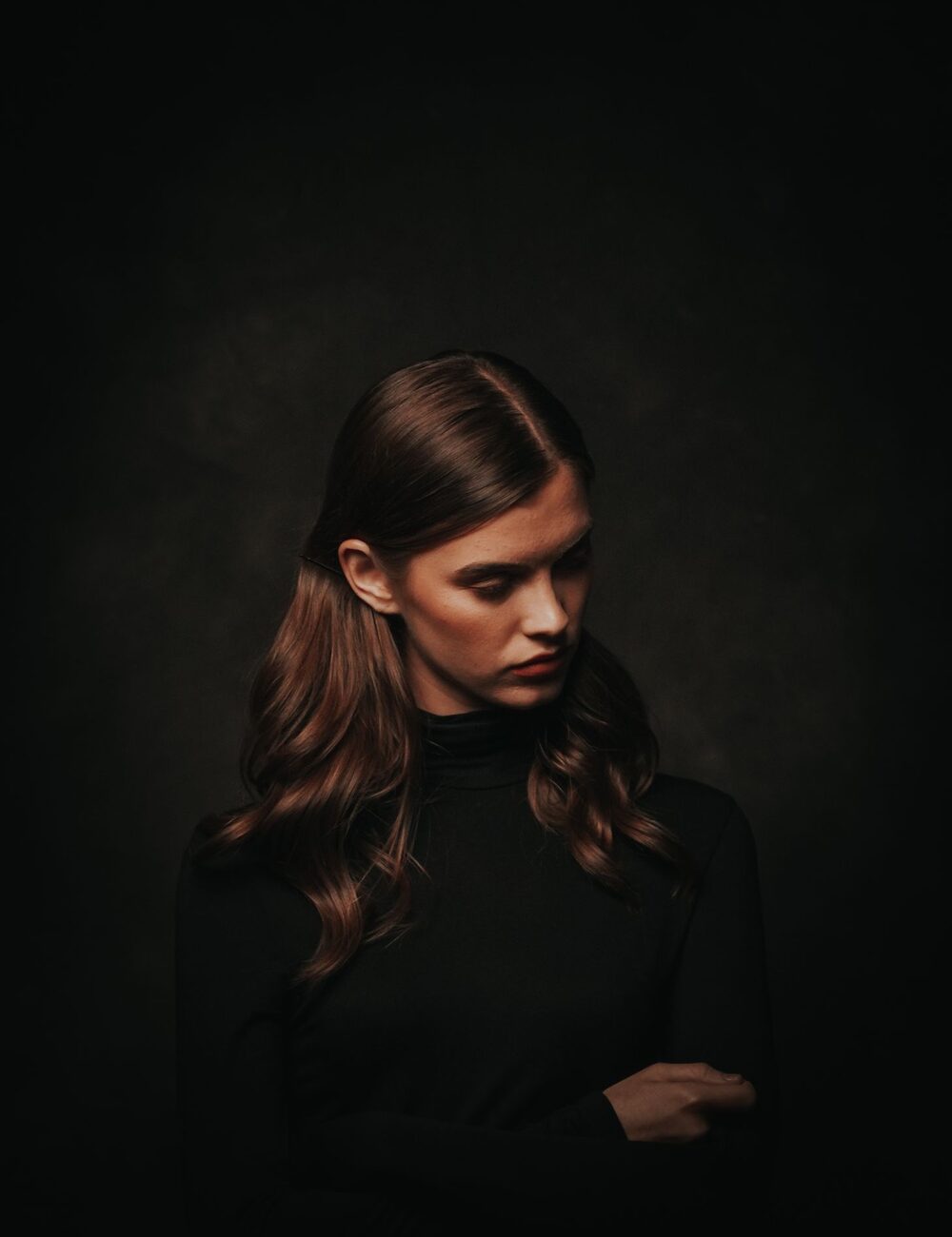 Window light portrait