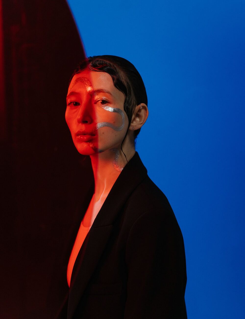 Coloured studio light
