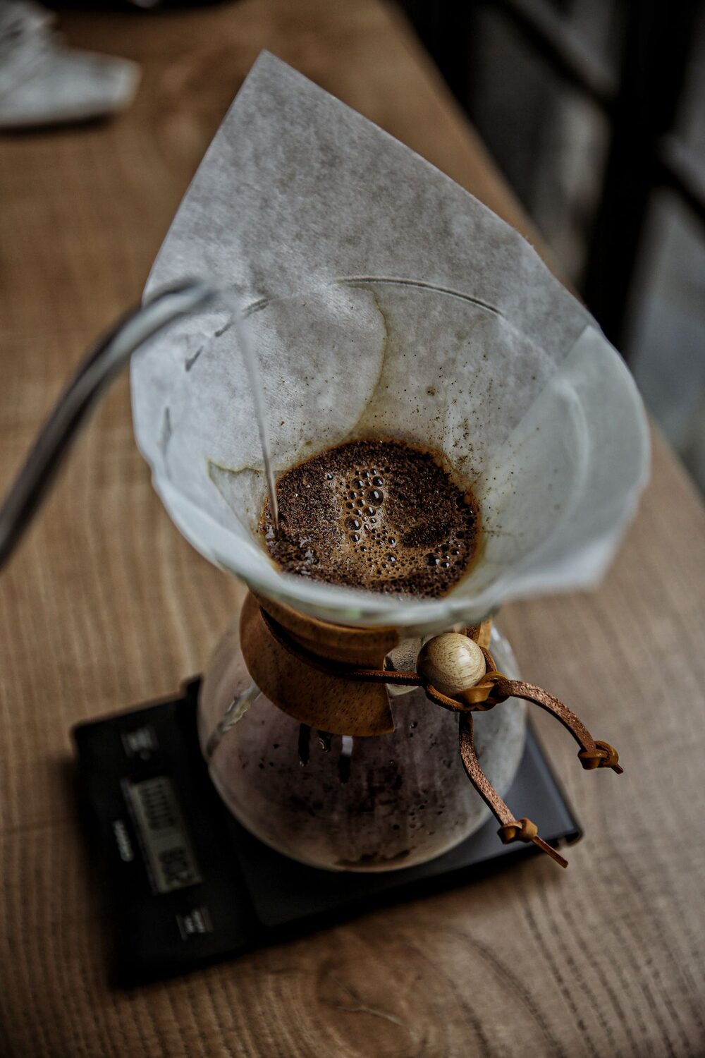 Filter coffee brewing on the bar