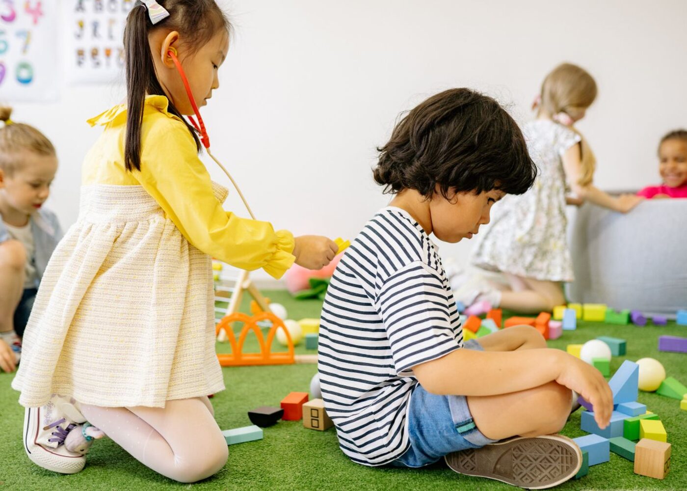 Children playing together