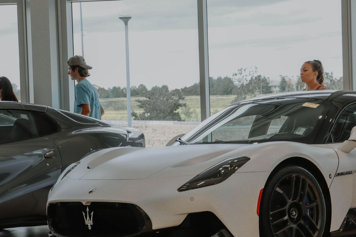 Italian sports coupe