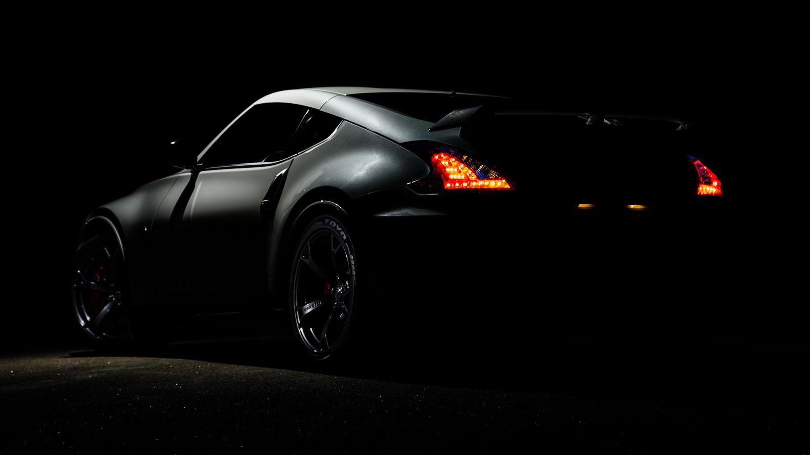 Dark luxury car detail